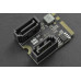 M.2（A+E Key）to SATA3.0 Expansion Card for LattePanda Delta/Alpha